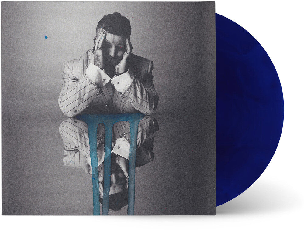 the album cover for Teddy Swims - UGLY [Ultra Marine Blue]
