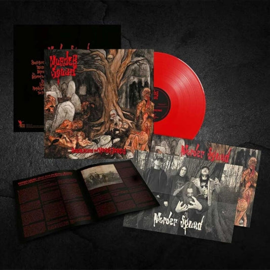 the album cover for Murder Squad - Unsane Insane & Mentally Deranged - Red Vinyl (Uk)