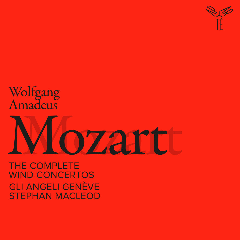 the album cover for Gli Geneve  Angeli - Mozart: The Complete Wind Concertos