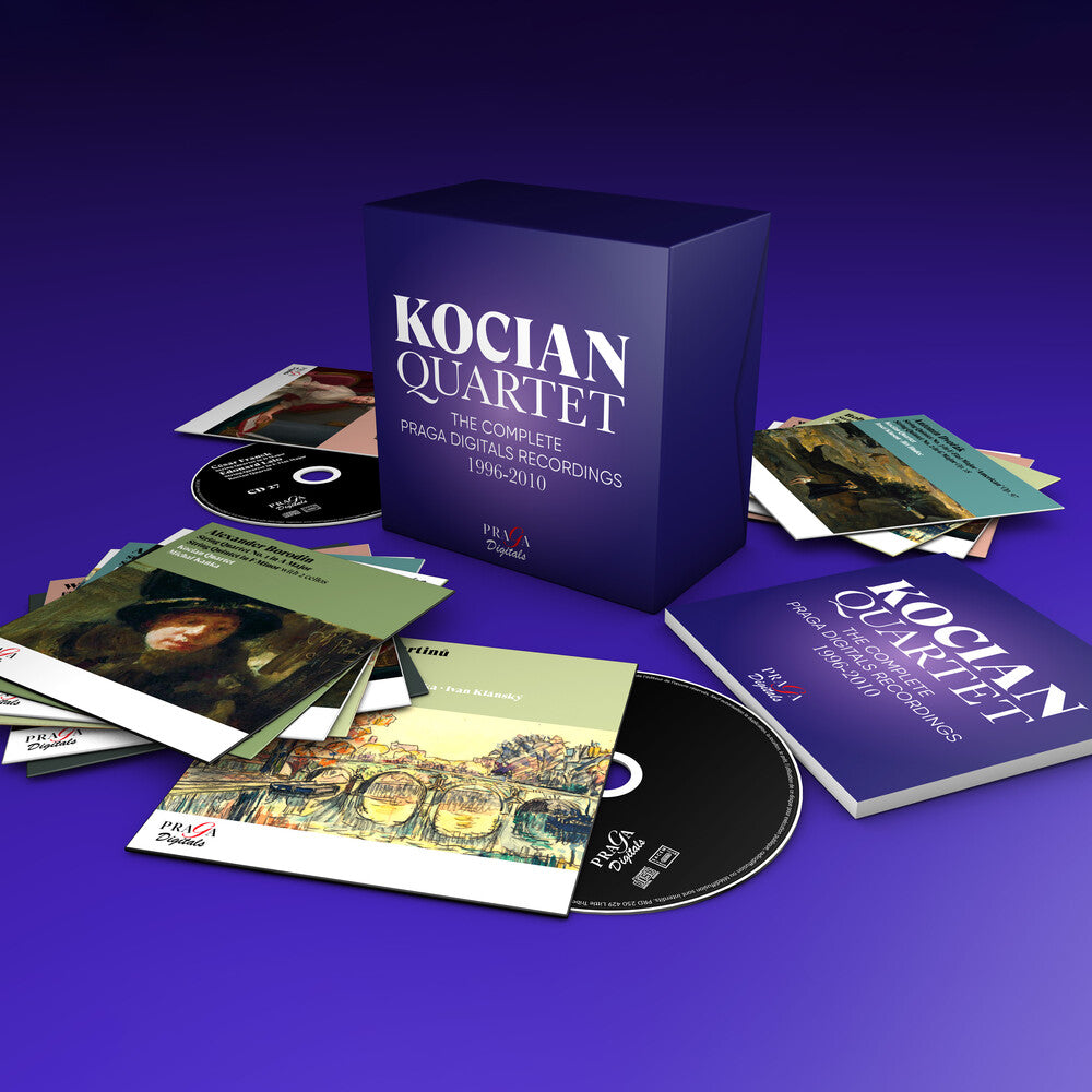 the album cover for Kocian Quartet - Kocian Quartet: the Complete Praga Digitals Recordings (1996-2010) (31cd)