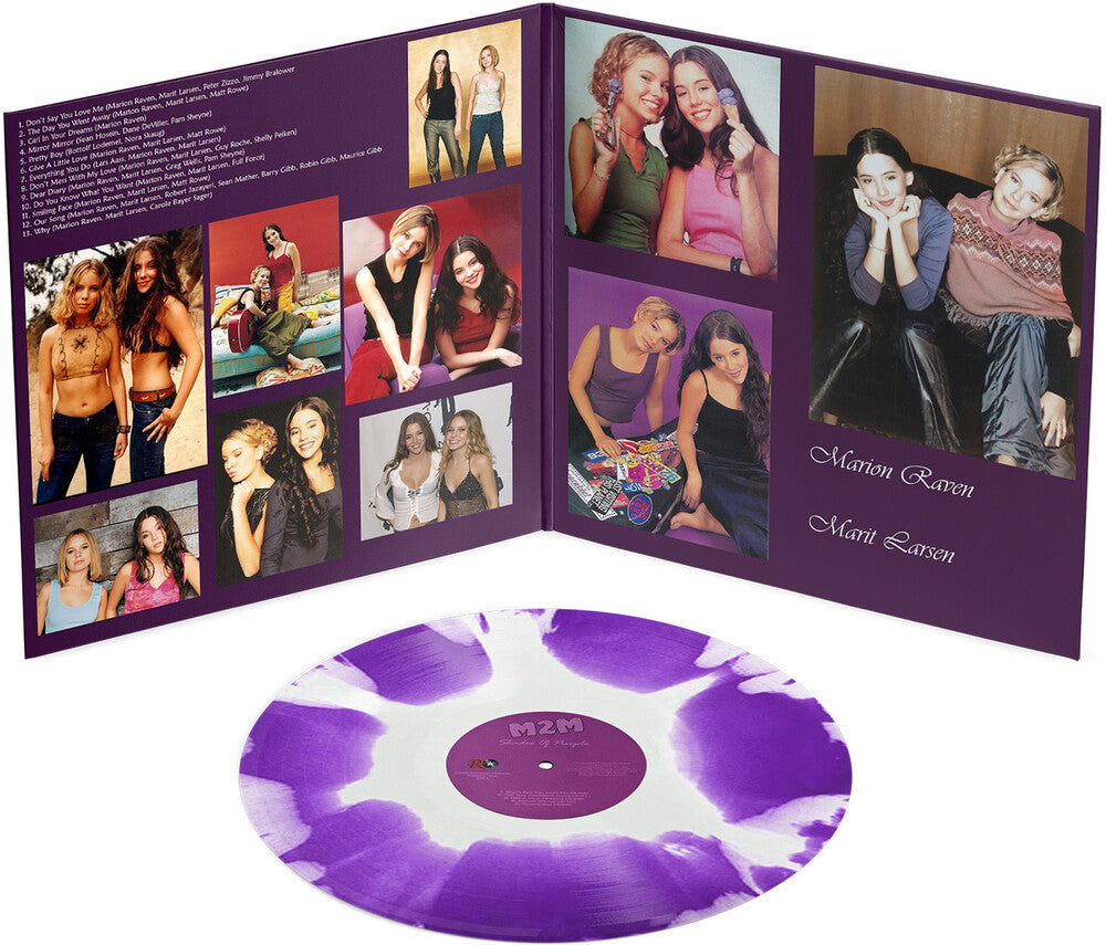 the album cover for M2m - Shades Of Purple (Bonus Tracks) [Colored Vinyl] [180 Gram] [Indie Exclusive]