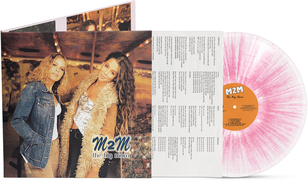 the album cover for M2m - Big Room [Colored Vinyl] (Gate) [180 Gram] (Pnk) (Wht)