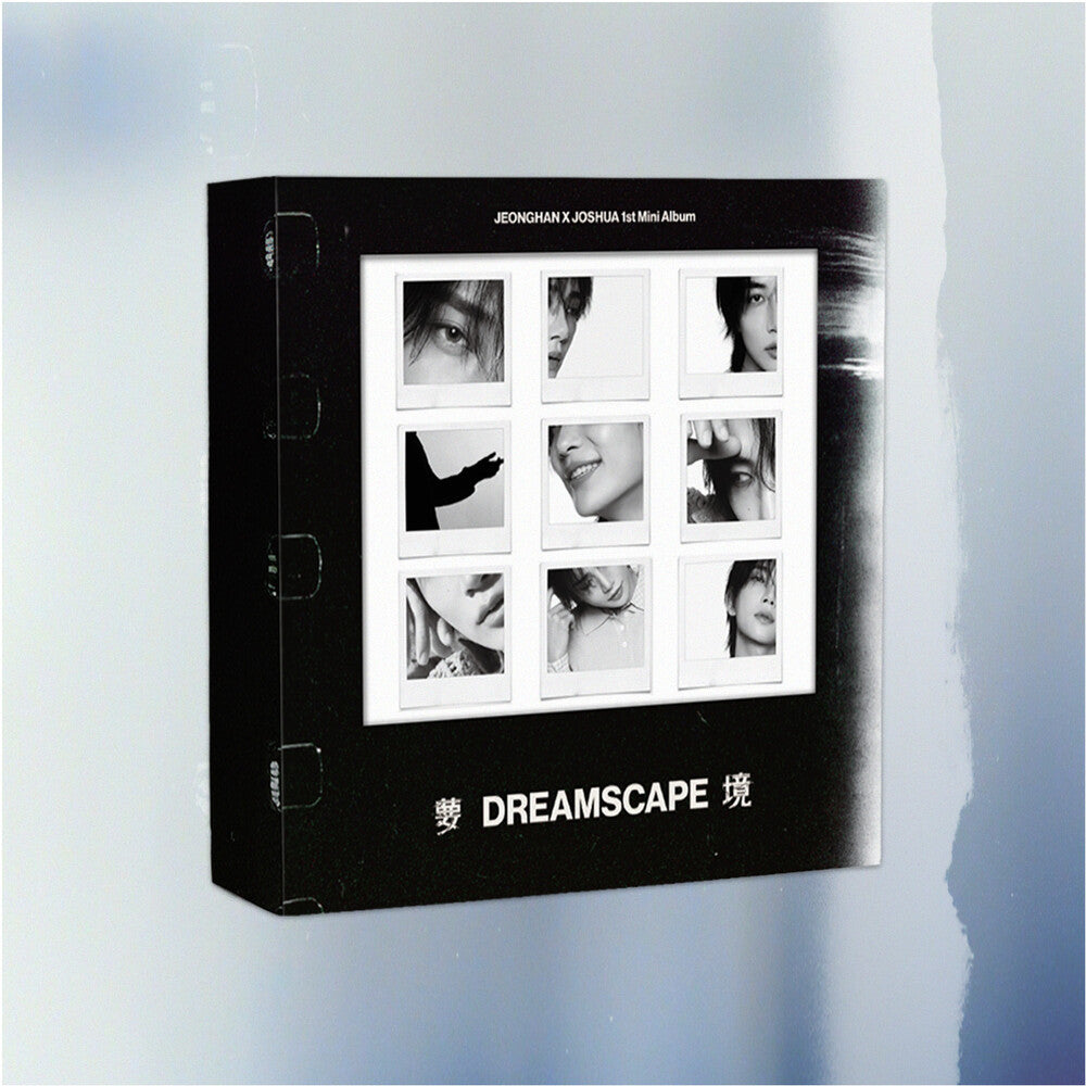 the album cover for JEONGHAN x JOSHUA - JxJ 1st Mini Album 'DREAMSCAPE' [Dream Record Ver.]