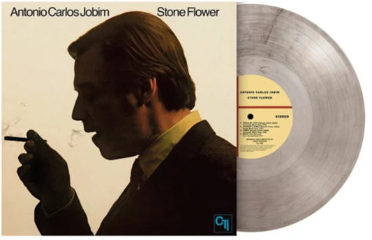 the album cover for Antonio Jobim  Carlos - Stone Flower (Blk) [Colored Vinyl] [Clear Vinyl] (Gate) [Limited Edition]