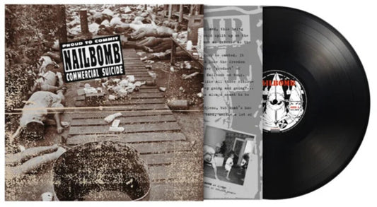 the album cover for Nailbomb - Proud To Commit Commercial Suicide (Blk) [180 Gram]