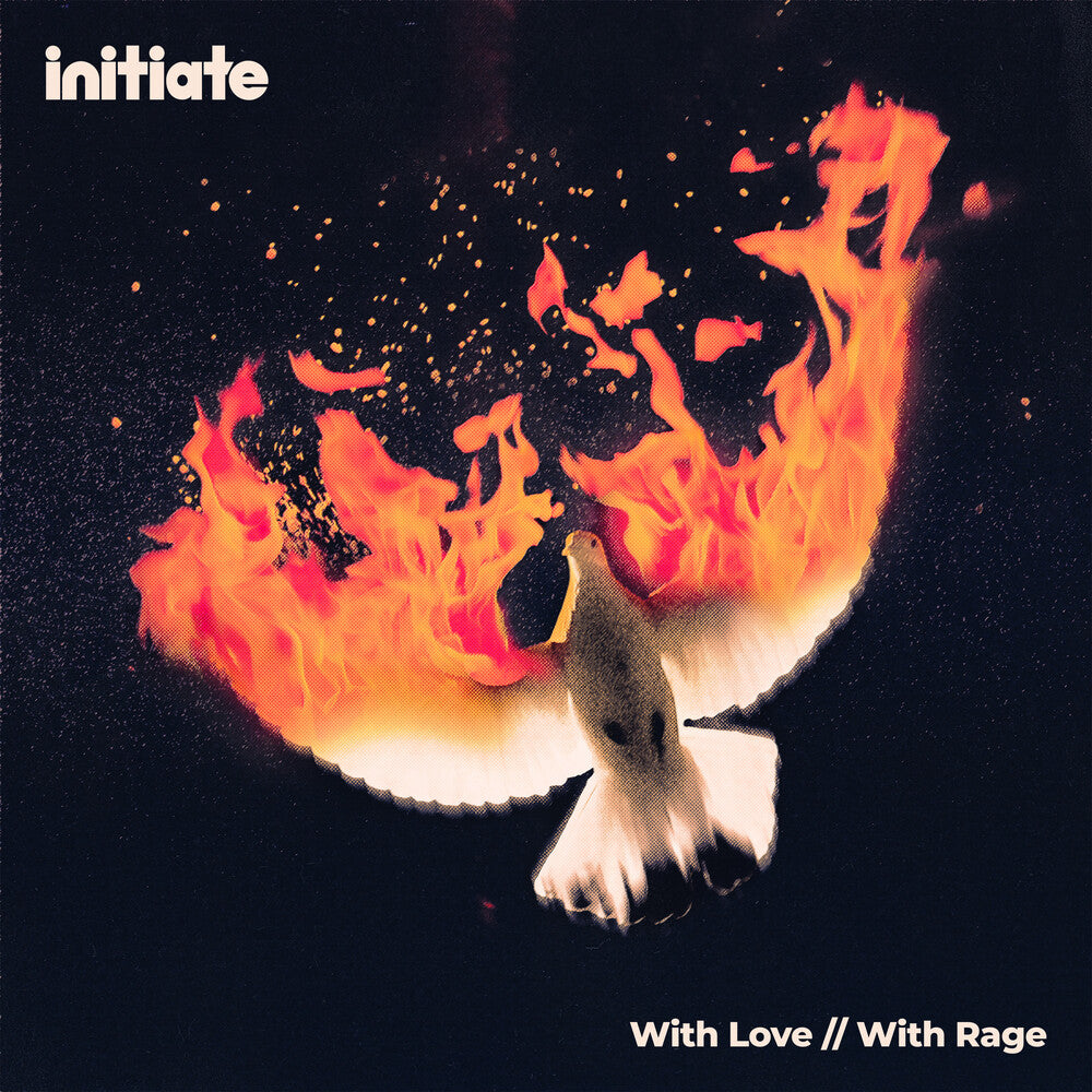 the album cover for Initiate - With Love // With Rage EP [Blue & Red Marble]