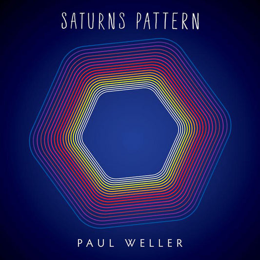 the album cover for Paul Weller - Saturns Pattern (Blue) [Colored Vinyl] [Limited Edition] (Ylw) (Spla)