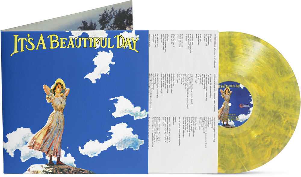 the album cover for It's A Beautiful Day - It's A Beautiful Day - Yellow [Colored Vinyl] (Gate) [180 Gram]