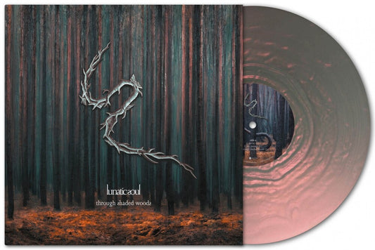 the album cover for Lunatic Soul - Through Shaded Woods - Pearl White Vinyl [Colored Vinyl]