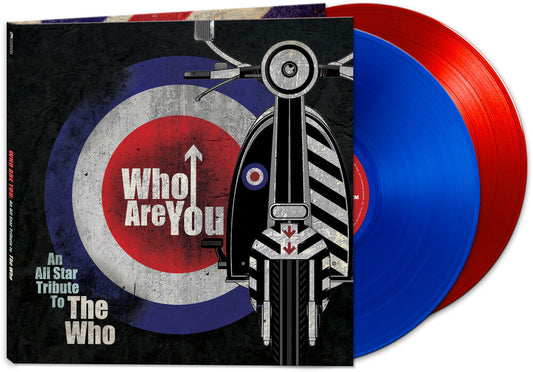 the album cover for Various Artists - WHO ARE YOU - AN ALL-STAR TRIBUTE TO THE WHO [Blue &amp; Red]