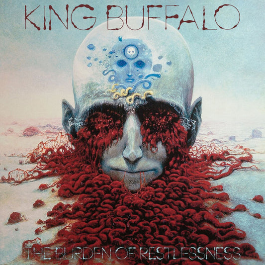the album cover for King Buffalo - Burden Of Restlessness