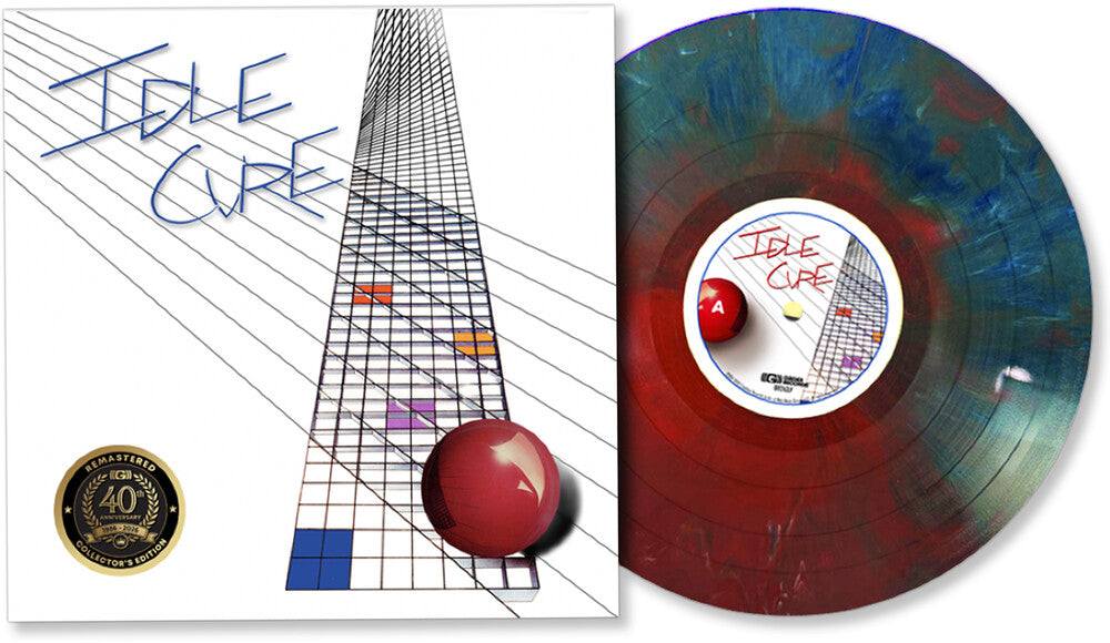 the album cover for Idle Cure - 40th Anniversary Collectors Edition - Crimson Teal