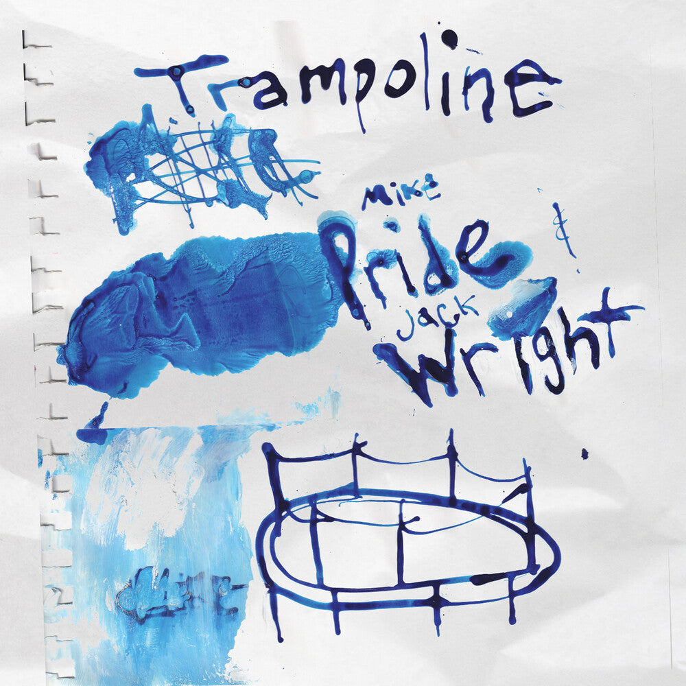 the album cover for Mike Pride - Trampoline