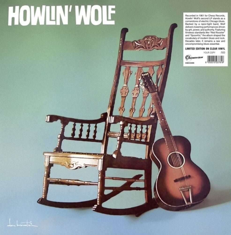 the album cover for Howlin Wolf - Howlin Wolf [Limited Edition] [Clear Vinyl]