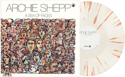 the album cover for Achie Shepp - Sea Of Faces (Beig) [Colored Vinyl] [Limited Edition] [180 Gram] (Org)