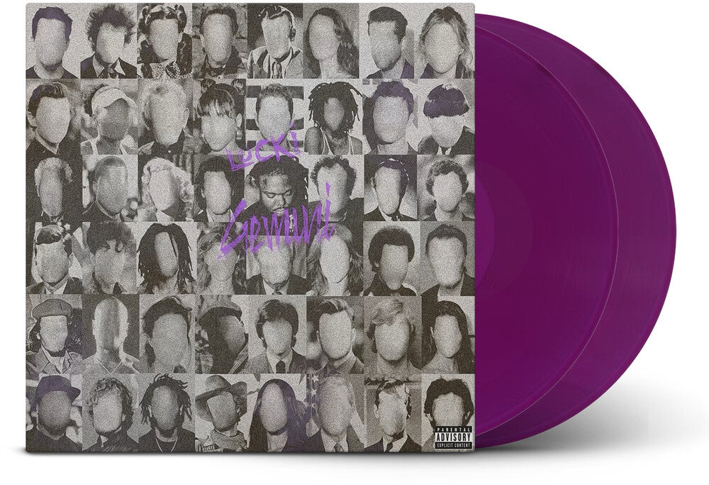 the album cover for Lucki - Gemini! [Indie Exclusive] Translucent Purple [Colored Vinyl] (Purp)