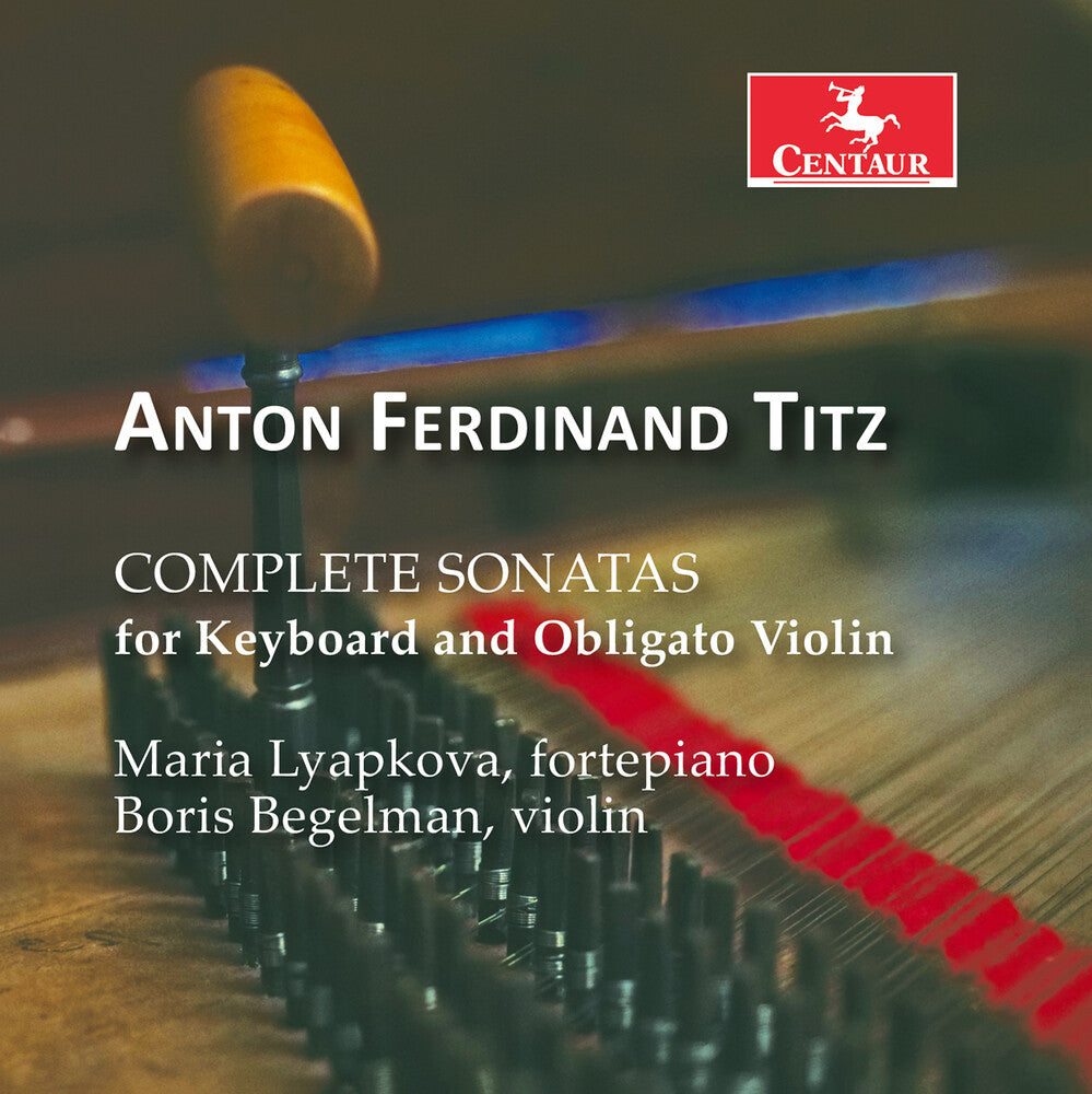the album cover for Maria Lyapkova - Anton Ferdinand Titz: Complete Sons For Keyboard