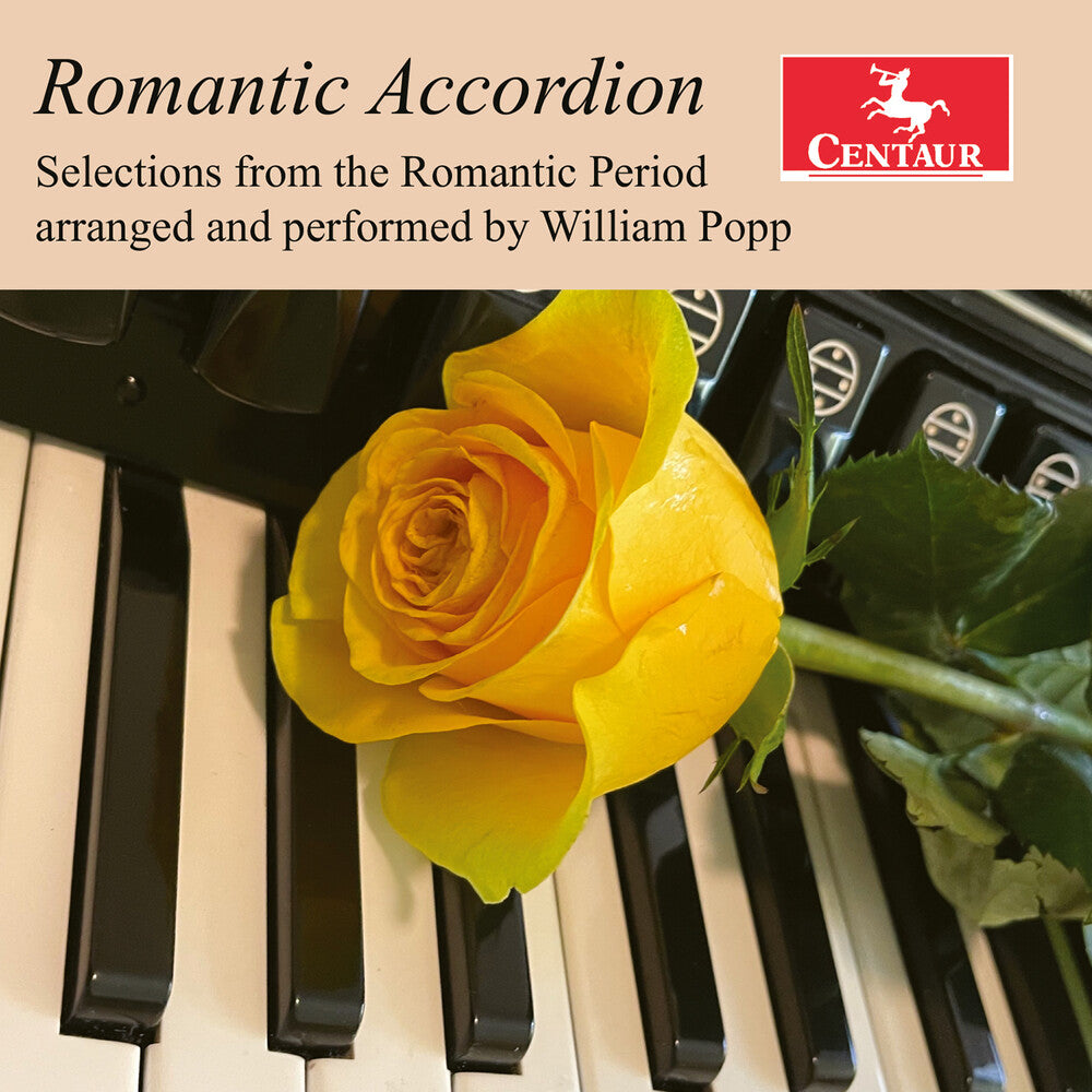 the album cover for William Popp - Romantic Accordion