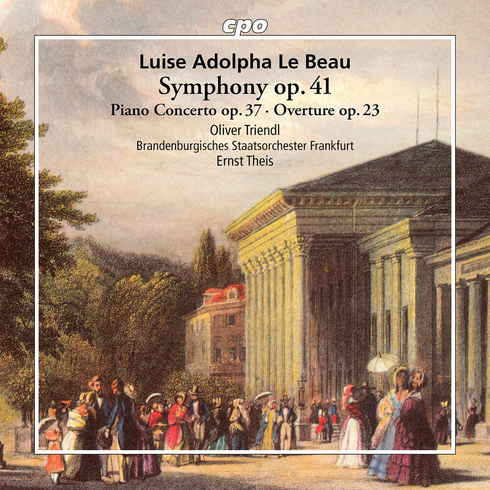 the album cover for Oliver Triendl - Symphony Op. 41 Pno Con Op. 37 Overture Op. 23