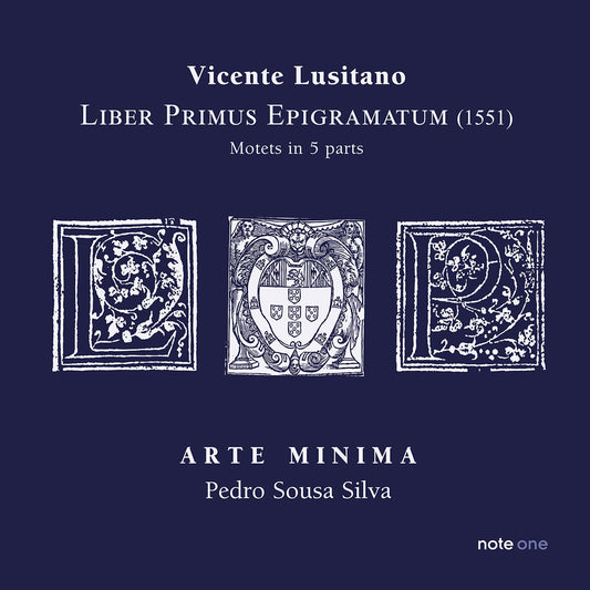 the album cover for Arte Minima - Liber Primus Epigramatum - Motets In 5 Parts