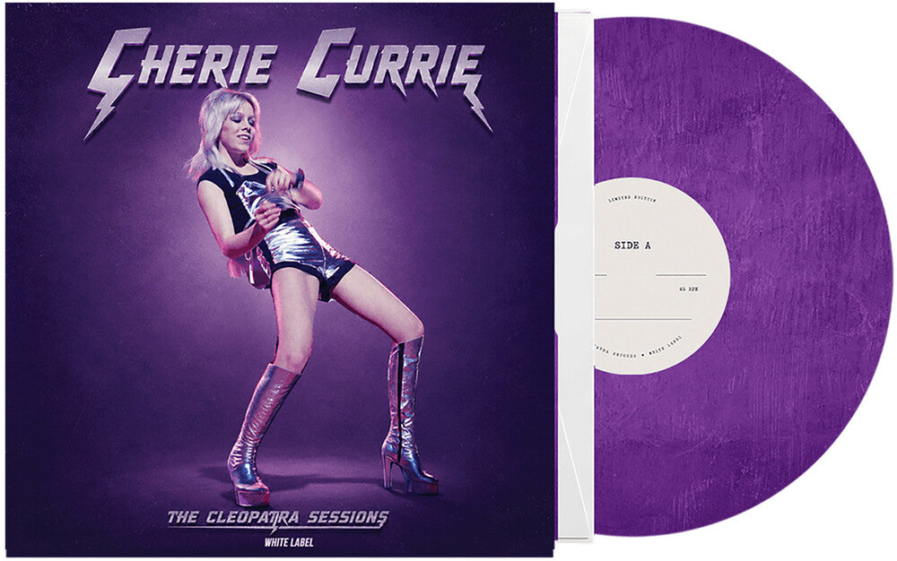 the album cover for Cherie Currie - The Cleopatra Sessions [Black Purple Marble]