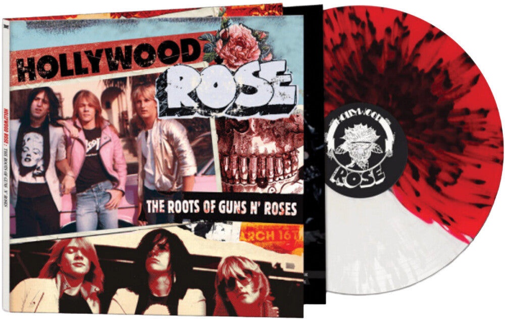 the album cover for Hollywood Rose - Roots Of Guns N' Roses [Colored Vinyl] [Limited Edition] (Red) (Wht)