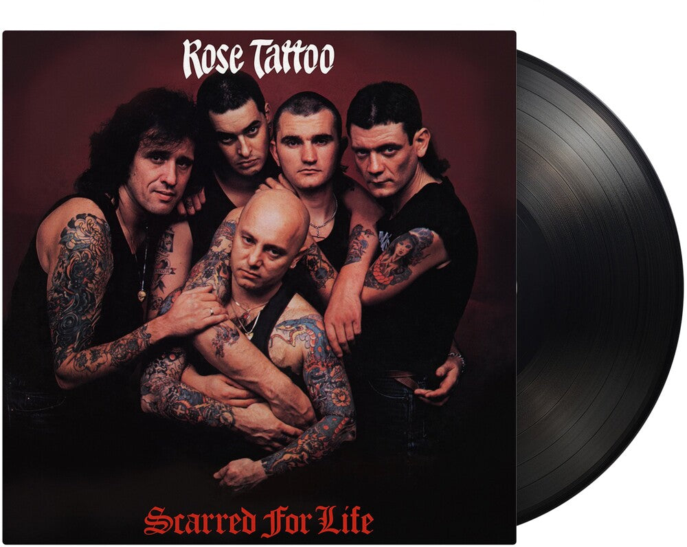 the album cover for Rose Tattoo - Scarred For Life (Blk) [180 Gram] (Hol)