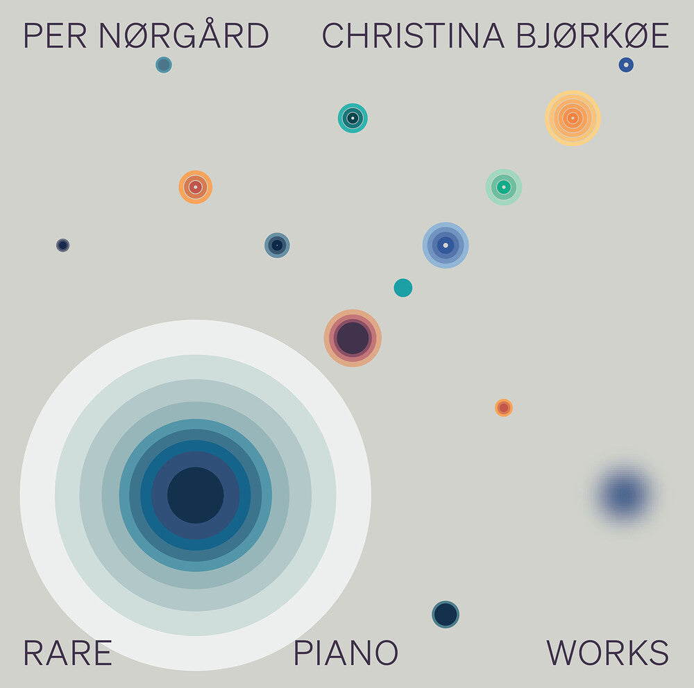 the album cover for Christina Bjorkoe - Per Norgard: Rare Pno Works