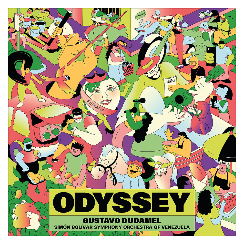 the album cover for Simon Bolivar Symphony Orchestra of Venezuela - Odyssey