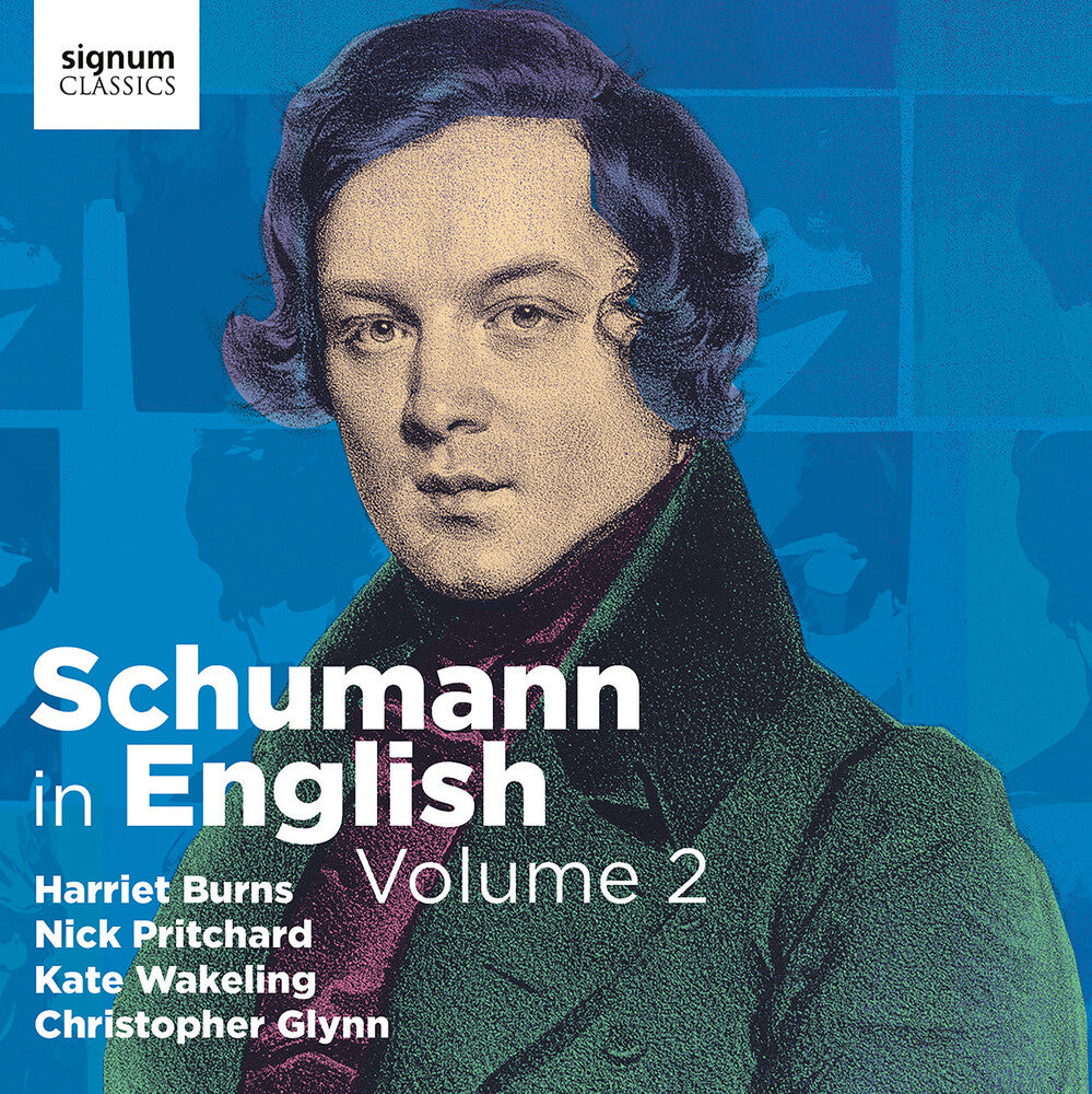 the album cover for Nick Pritchard - Schumann In English Vol. 2