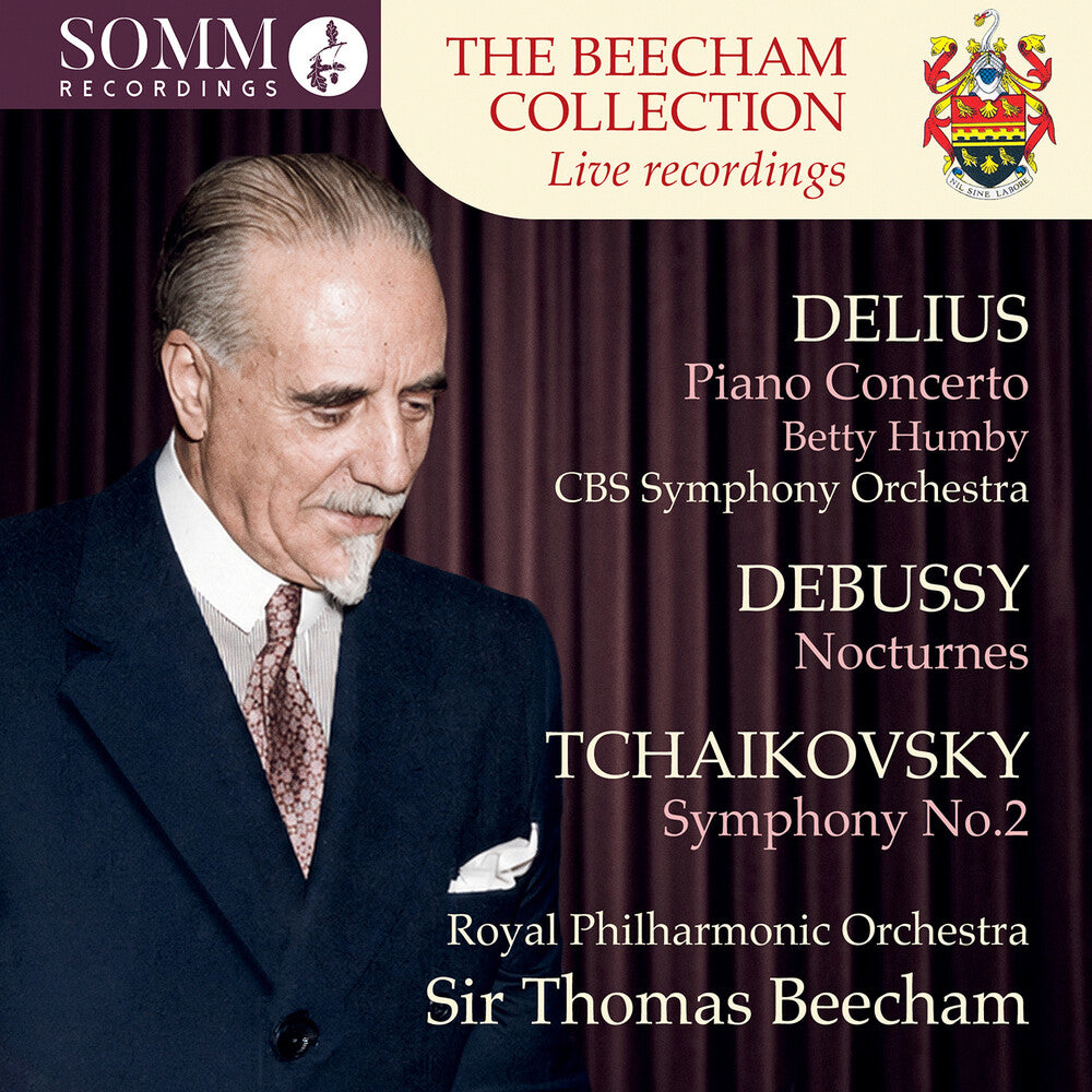 the album cover for Betty Humby - Beecham Collection - Delius: Pno Con