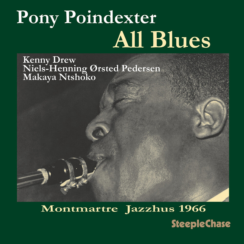 the album cover for Pony Poindexter - All Blues