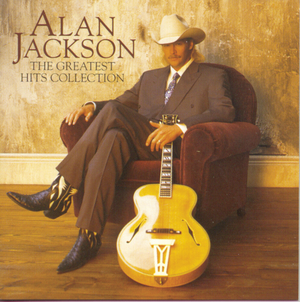 the album cover for Alan Jackson - The Greatest Hits Collection