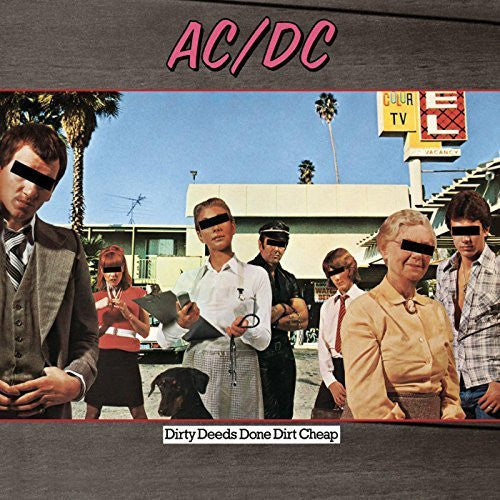 the album cover for AC/DC - Dirty Deeds Done Dirt Cheap [Remastered]