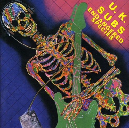 the album cover for Uk Subs - Endanged Species