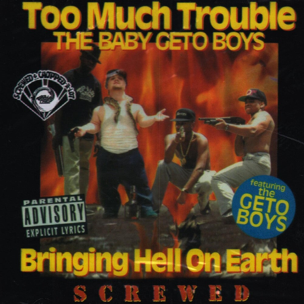 the album cover for Too Much Trouble - Bringing Hell on Earth