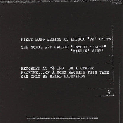 Talking Heads - Tentative Decisions: Demos & Live