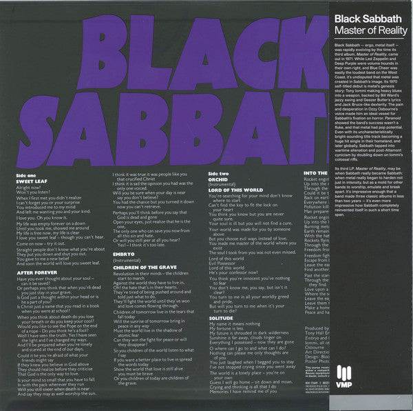 Black Sabbath - Master Of Reality