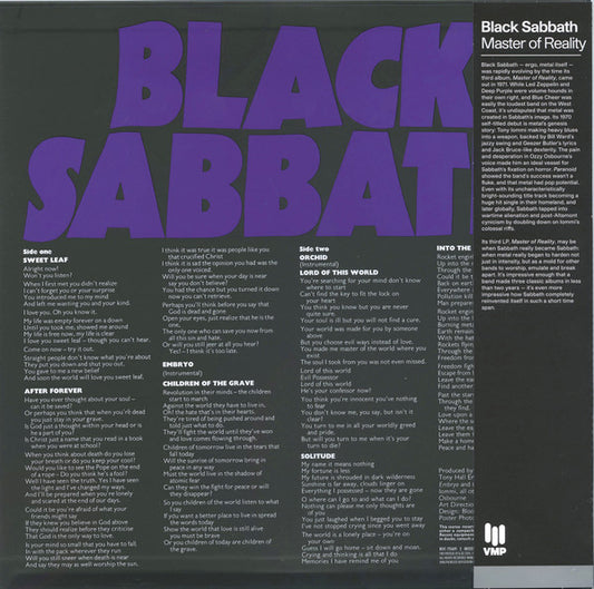 Black Sabbath - Master Of Reality
