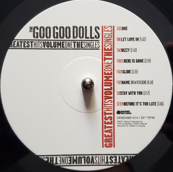 Goo Goo Dolls - The Goo Goo Dolls Greatest Hits Volume One The Singles