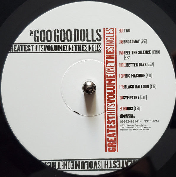 Goo Goo Dolls - The Goo Goo Dolls Greatest Hits Volume One The Singles