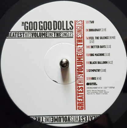 Goo Goo Dolls - The Goo Goo Dolls Greatest Hits Volume One The Singles