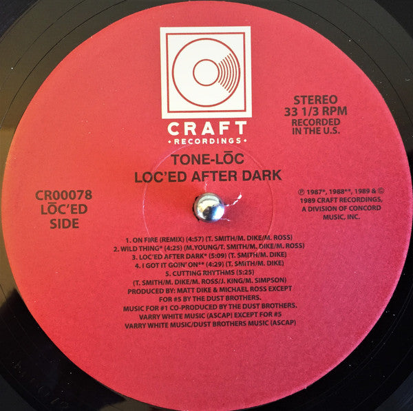 Tone Loc - Loc'ed After Dark