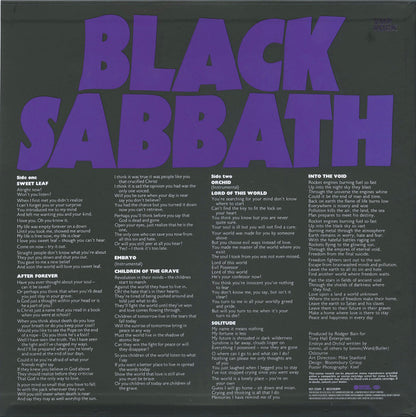 Black Sabbath - Master Of Reality