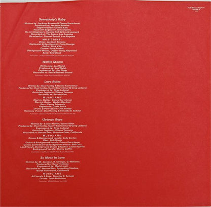 Various - Fast Times At Ridgemont High • Music From The Motion Picture