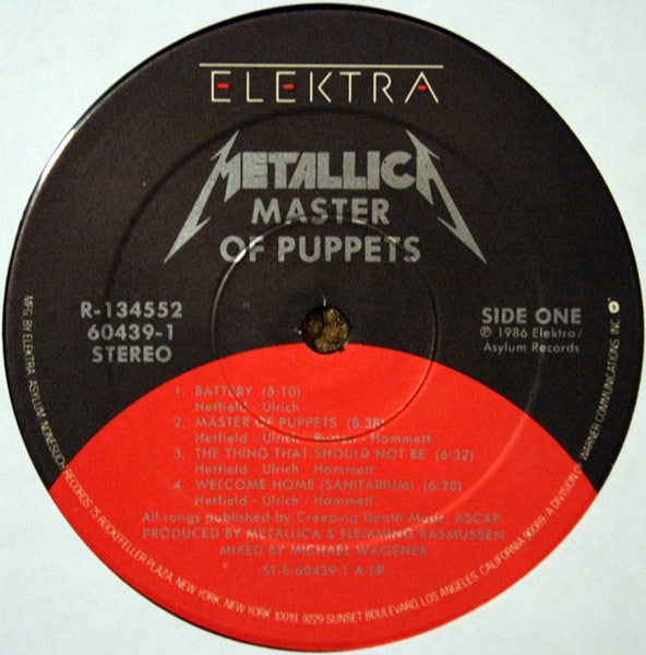 Metallica - Master Of Puppets