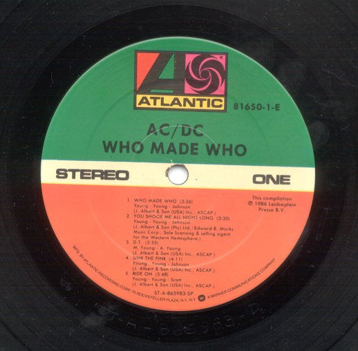 AC/DC - Who Made Who
