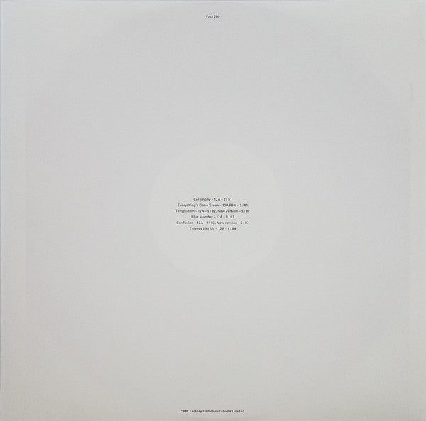 New Order - Substance