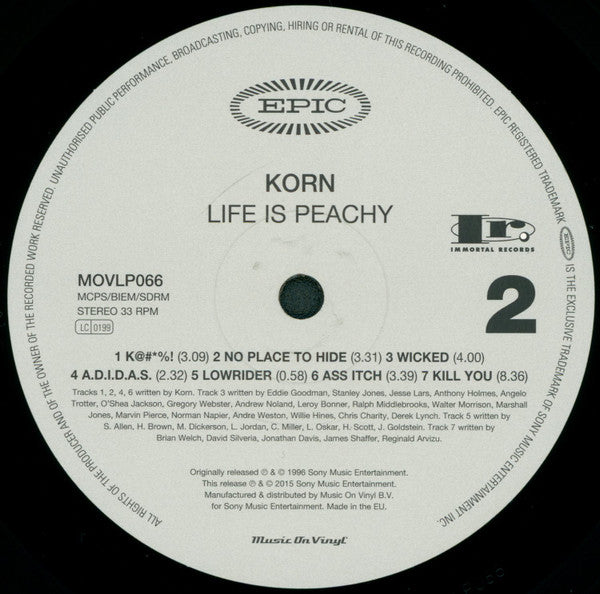 Korn - Life Is Peachy