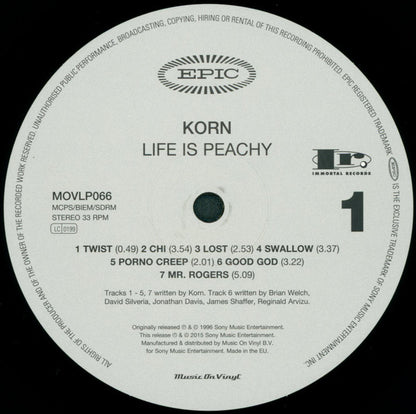 Korn - Life Is Peachy